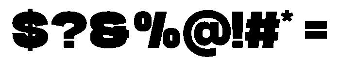 Megion Demo Bold Font OTHER CHARS