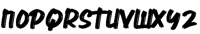 Mehren Brush FREE PERSONAL Reg Font LOWERCASE