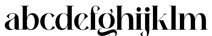 Meiland Gorgeous Regular Font LOWERCASE