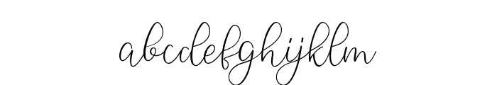 Meillyne Font LOWERCASE