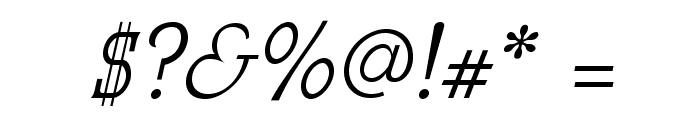 MekanusADFTitlingStd-Italic Font OTHER CHARS