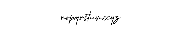 Melanic Black Script Regular Font LOWERCASE