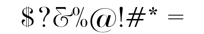 Melanic Black Serif Demo Regular Font OTHER CHARS