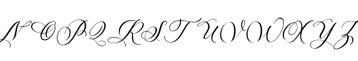 MelanieScriptFree-Medium Font UPPERCASE