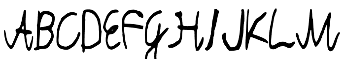 Melchior_Handwritten Medium Font UPPERCASE