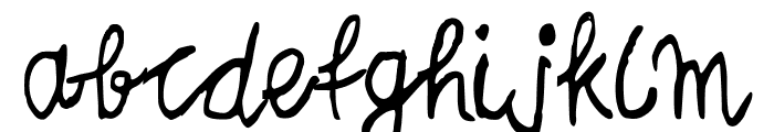 Melchior_Handwritten Medium Font LOWERCASE