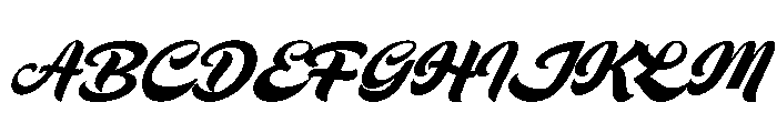 Melcostra Font UPPERCASE