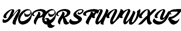 Melcostra Font UPPERCASE