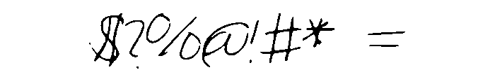 MelinaHand Font OTHER CHARS