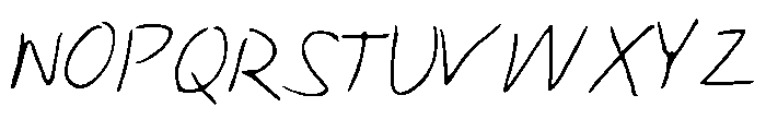 MelinaHand Font UPPERCASE