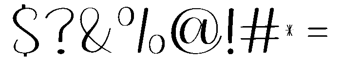Melinda2 Font OTHER CHARS