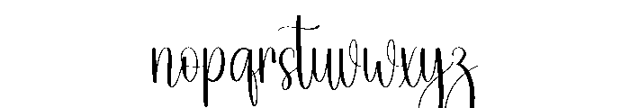 Melinda2 Font LOWERCASE