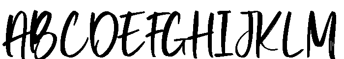 Mellarose Font UPPERCASE