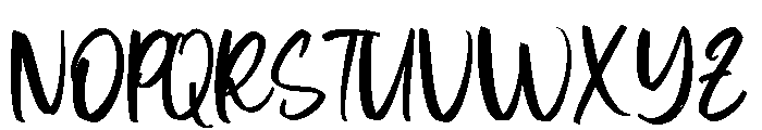 Mellarose Font UPPERCASE