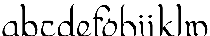 Mellifluous Font LOWERCASE