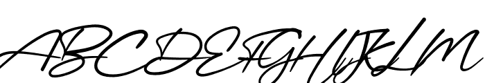 Mellinda Handmade Font UPPERCASE