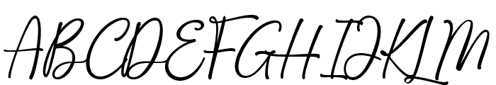 Mellisa Handwritten Regular Font UPPERCASE