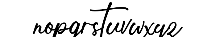 Mellisa Handwritten Regular Font LOWERCASE