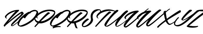 Mellissa Personal Use Regular Font UPPERCASE