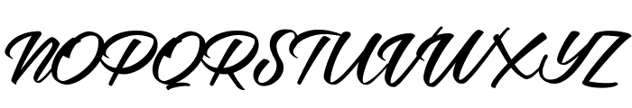 Mellissa Two personal Use Regular Font UPPERCASE