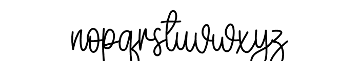 Mellody Font LOWERCASE