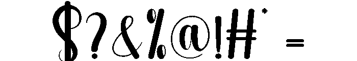 Melodic Font OTHER CHARS