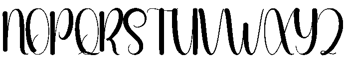Melodic Font UPPERCASE
