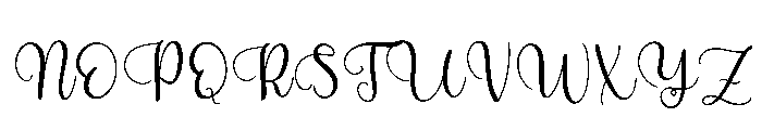 Melodica Font UPPERCASE
