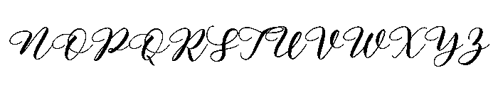 MelodieRouge Font UPPERCASE