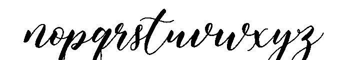 MelodieRouge Font LOWERCASE