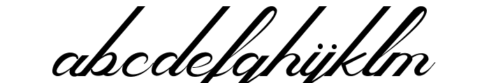 Melodious Script Free Font LOWERCASE