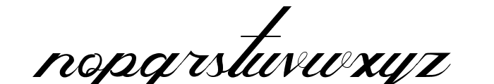 Melodious Script Free Font LOWERCASE