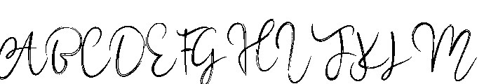 Melody Vintage Font UPPERCASE