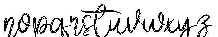 Melody Vintage Font LOWERCASE