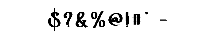 Melody1 Font OTHER CHARS