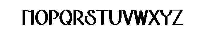 Melody1 Font LOWERCASE