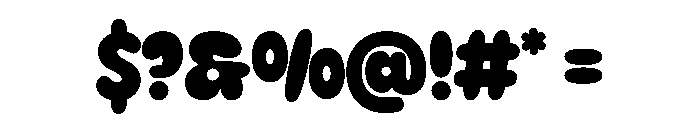 Meloki Demo Bold Font OTHER CHARS