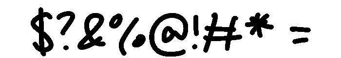 Melon Tea Font OTHER CHARS
