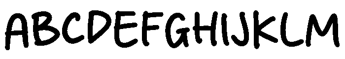 Melon Tea Font UPPERCASE