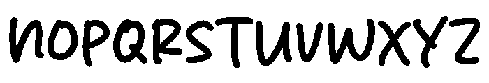 Melon Tea Font UPPERCASE