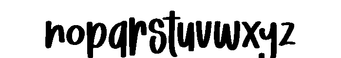 Melon Font LOWERCASE