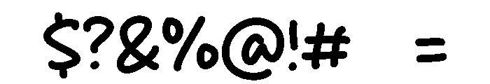 Melonaire Font OTHER CHARS
