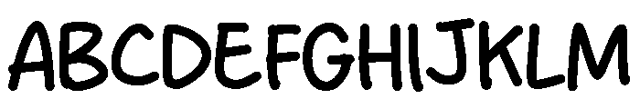 Melonaire Font UPPERCASE