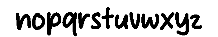 Melonaire Font LOWERCASE