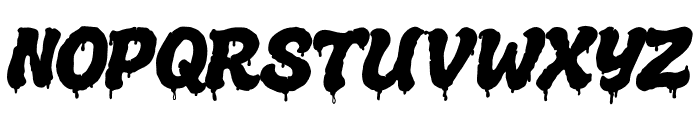 Melted Brain Shadow Demo Font UPPERCASE