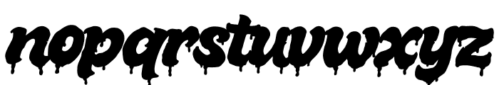 Melted Brain Shadow Demo Font LOWERCASE