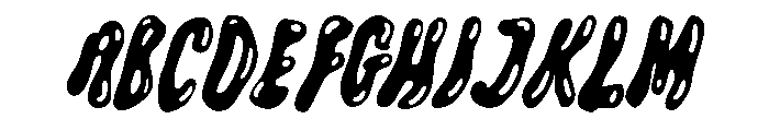 Melted Ideas Font UPPERCASE