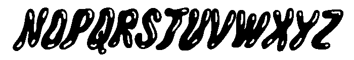 Melted Ideas Font UPPERCASE