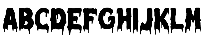 Melted Monster Font LOWERCASE