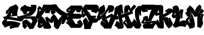 Melttrax Font UPPERCASE